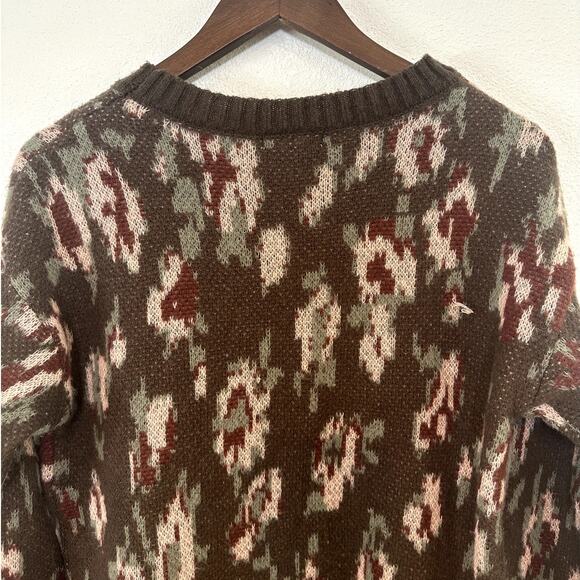 NWT STITCHDROP Floral Sweater Dress Size M Casual Classic Cozy Whimsygoth Preppy - Picture 6 of 12
